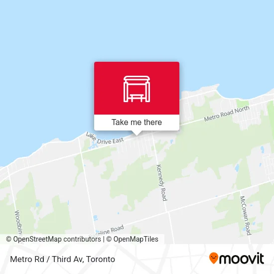 Metro Rd / Third Av map