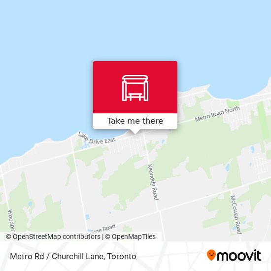 Metro Rd / Churchill Lane plan
