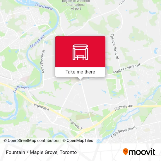 Fountain / Maple Grove map