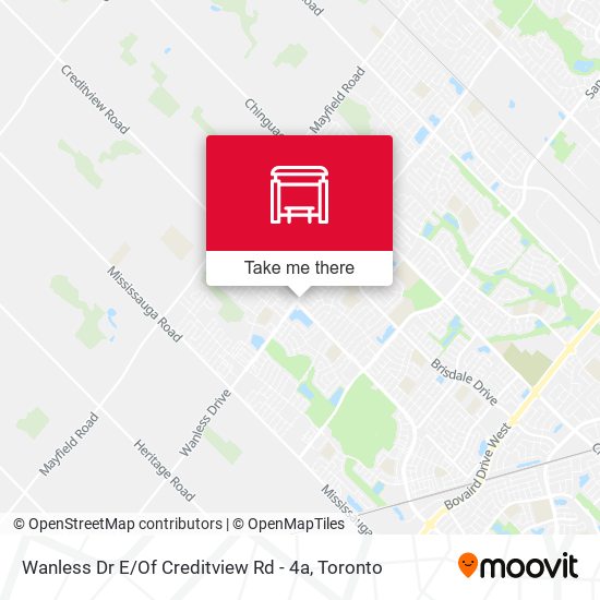 Wanless Dr E / Of Creditview Rd - 4a map