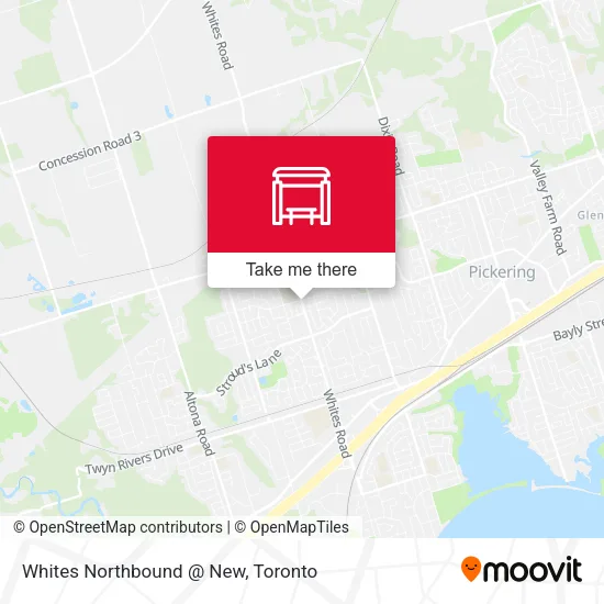Whites Northbound @ New map