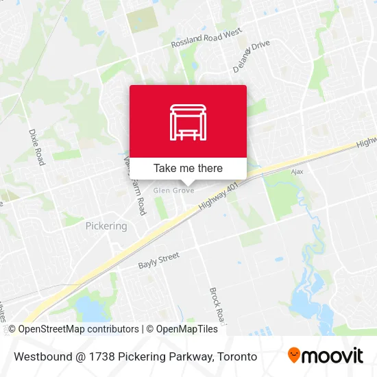 Westbound @ 1738 Pickering Parkway plan