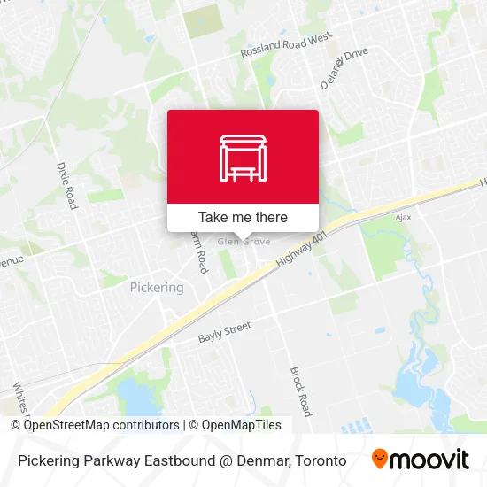 Pickering Parkway Eastbound @ Denmar map