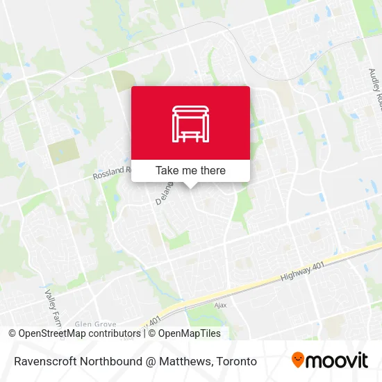 Ravenscroft Northbound @ Matthews plan