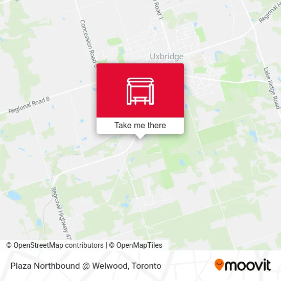 Plaza Northbound @ Welwood map