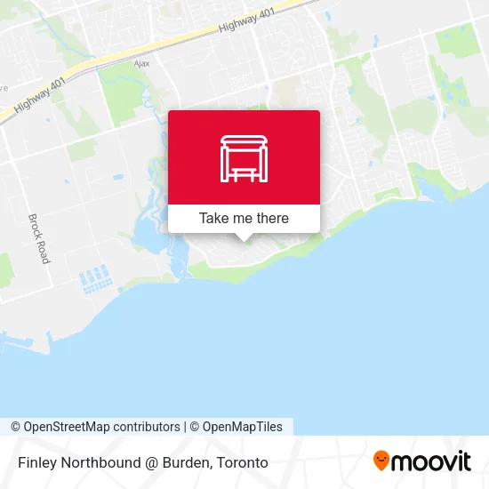 Finley Northbound @ Burden map