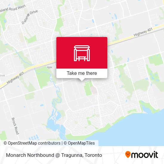 Monarch Northbound @ Tragunna map