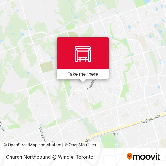 Church Northbound @ Windle map