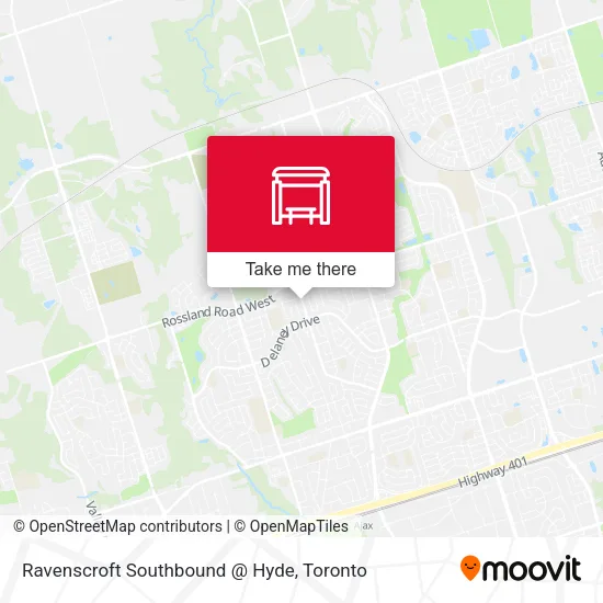 Ravenscroft Southbound @ Hyde map