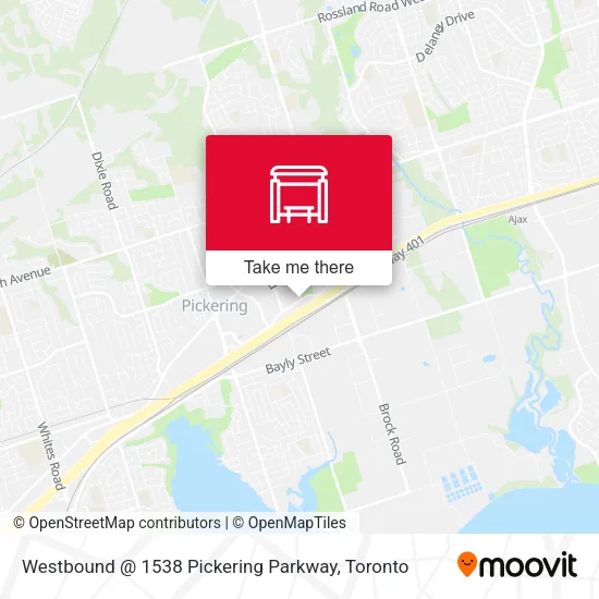 Westbound @ 1538 Pickering Parkway map