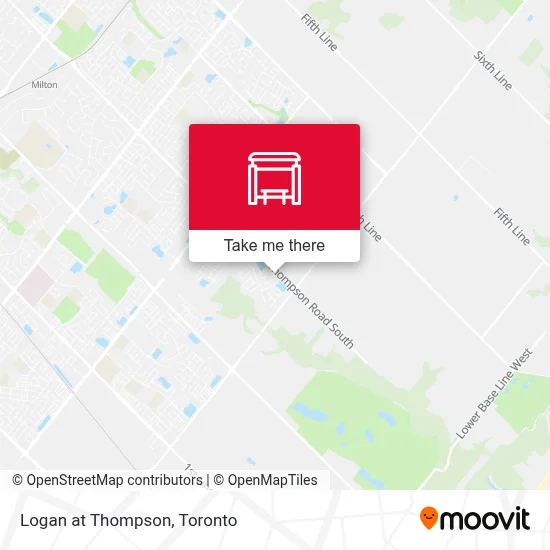 Logan at Thompson map