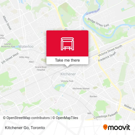 Kitchener Go map