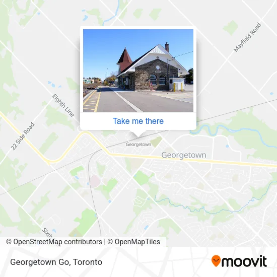 Georgetown Go map