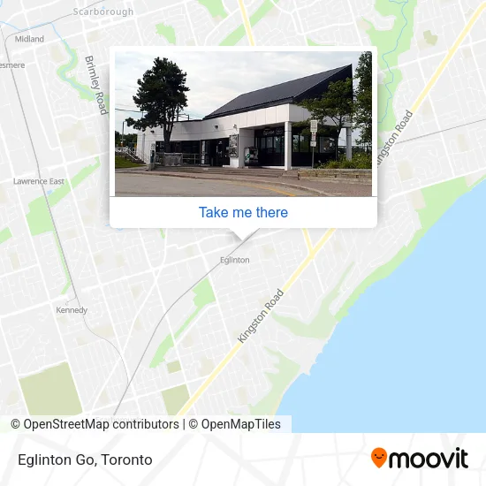 Eglinton Go map