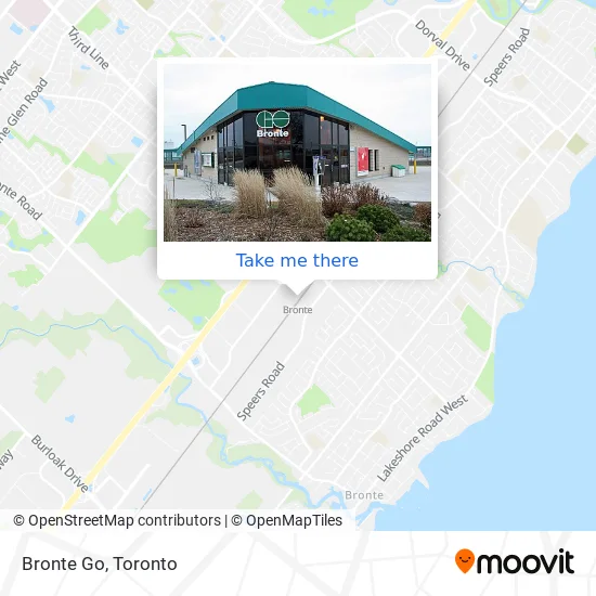 Bronte Go map