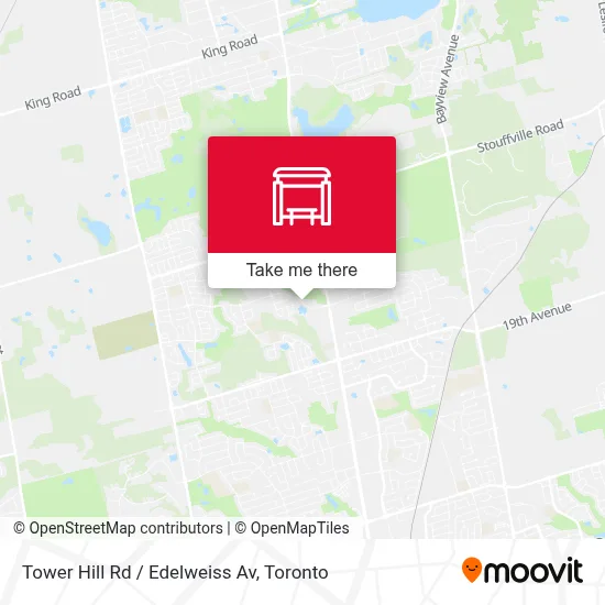 Tower Hill Rd / Edelweiss Av map