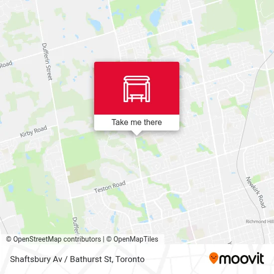 Shaftsbury Av / Bathurst St map