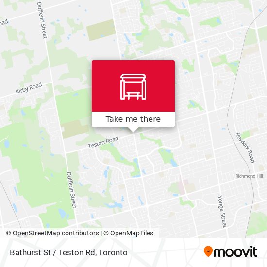 Bathurst St / Teston Rd plan