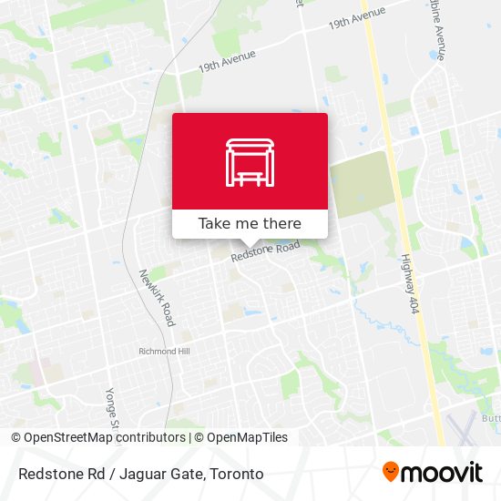 Redstone Rd / Jaguar Gate map