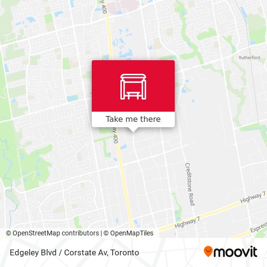 Edgeley Blvd / Corstate Av map