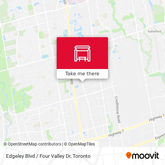 Edgeley Blvd / Four Valley Dr map