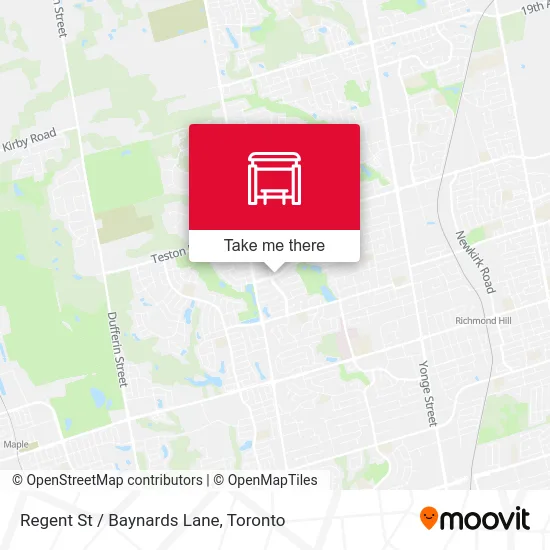 Regent St / Baynards Lane map