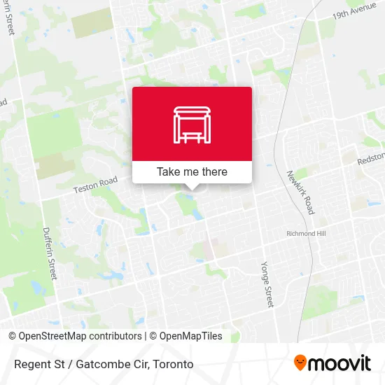 Regent St / Gatcombe Cir map