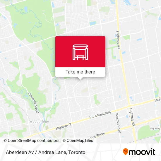 Aberdeen Av / Andrea Lane map