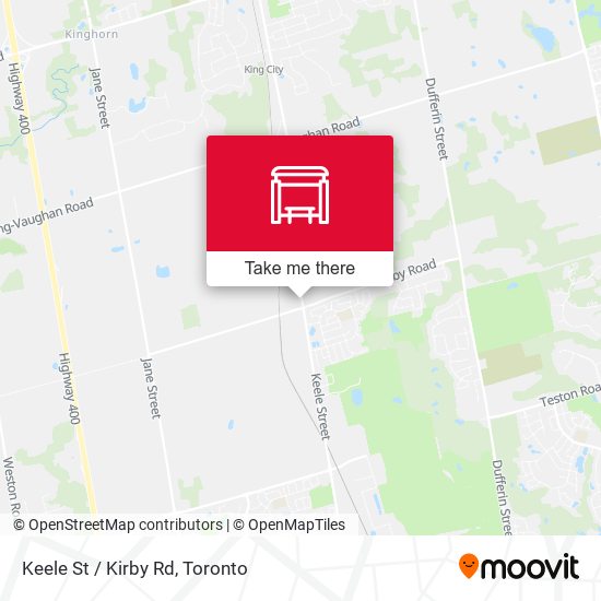 Keele St / Kirby Rd map