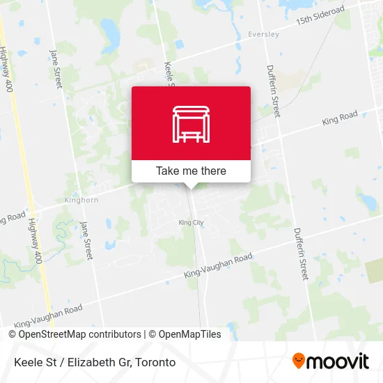 Keele St / Elizabeth Gr map