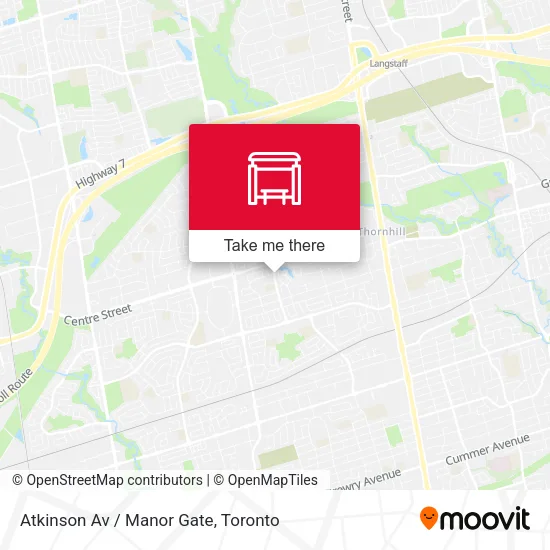 Atkinson Av / Manor Gate map