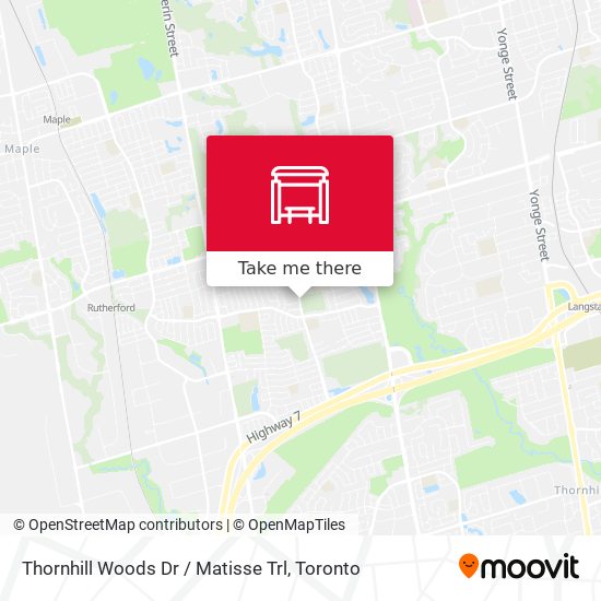 Thornhill Woods Dr / Matisse Trl map