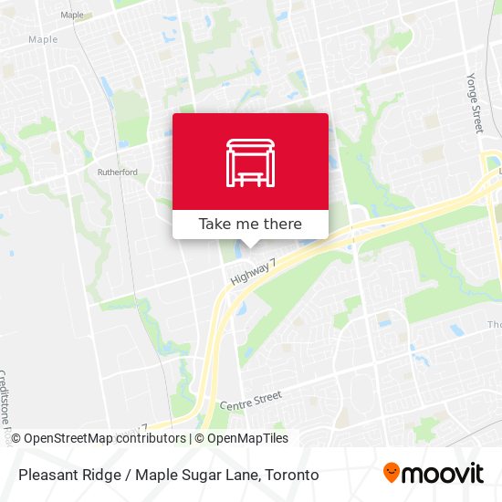 Pleasant Ridge / Maple Sugar Lane map