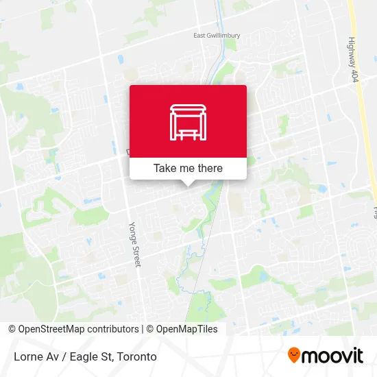Lorne Av / Eagle St map
