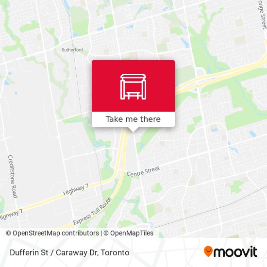 Dufferin St / Caraway Dr map