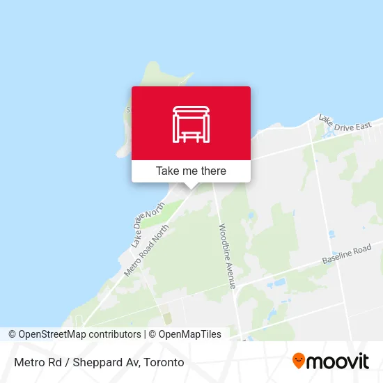 Metro Rd / Sheppard Av map