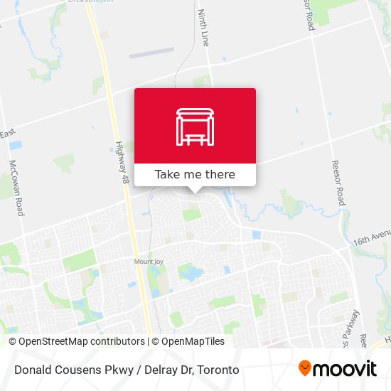Donald Cousens Pkwy / Delray Dr plan