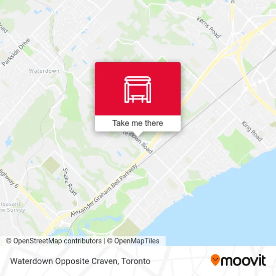Waterdown Opposite Craven map