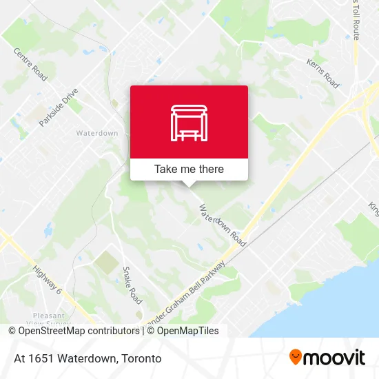 At 1651 Waterdown map