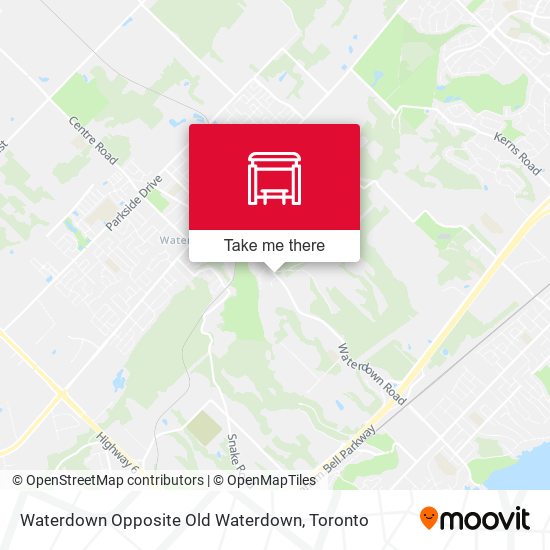 Waterdown Opposite Old Waterdown map