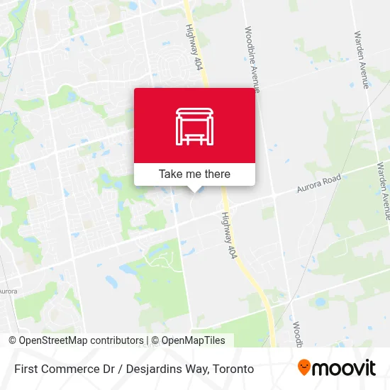 First Commerce Dr / Desjardins Way map