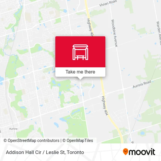 Addison Hall Cir / Leslie St map