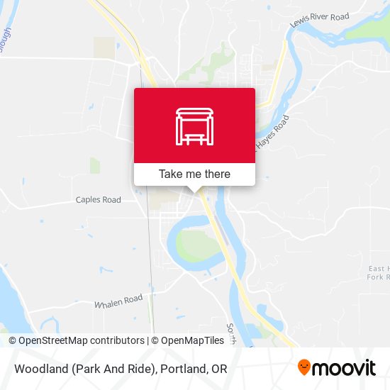 Mapa de Woodland (Park And Ride)