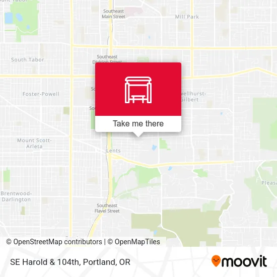 Mapa de SE Harold & 104th