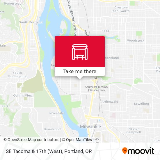 SE Tacoma & 17th (West) map