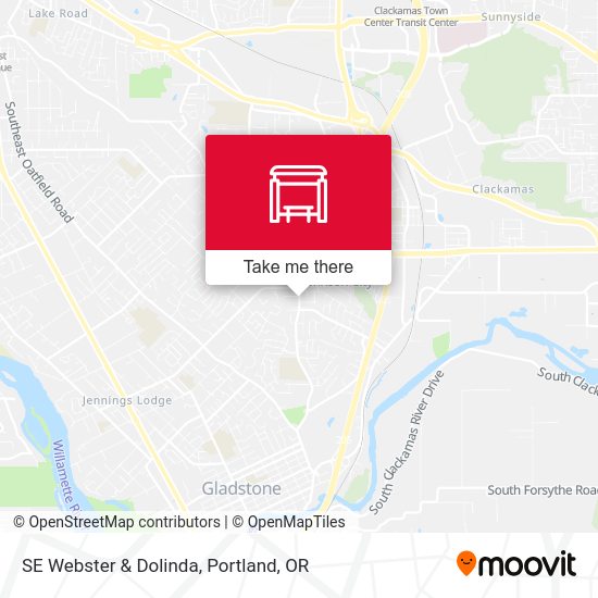 SE Webster & Dolinda map