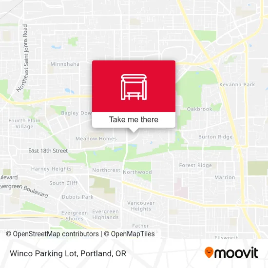 Winco Parking Lot map