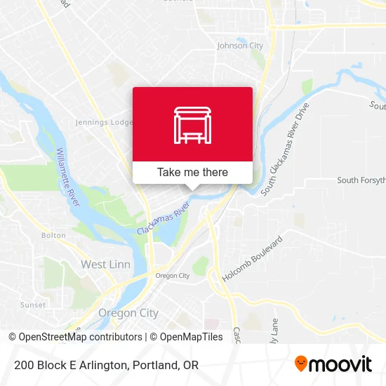 200 Block E Arlington map