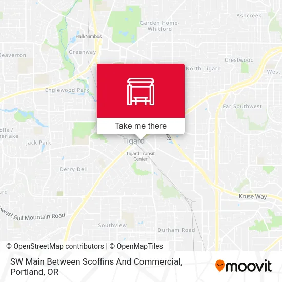 Mapa de SW Main Between Scoffins And Commercial