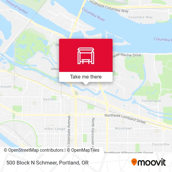 500 Block N Schmeer map